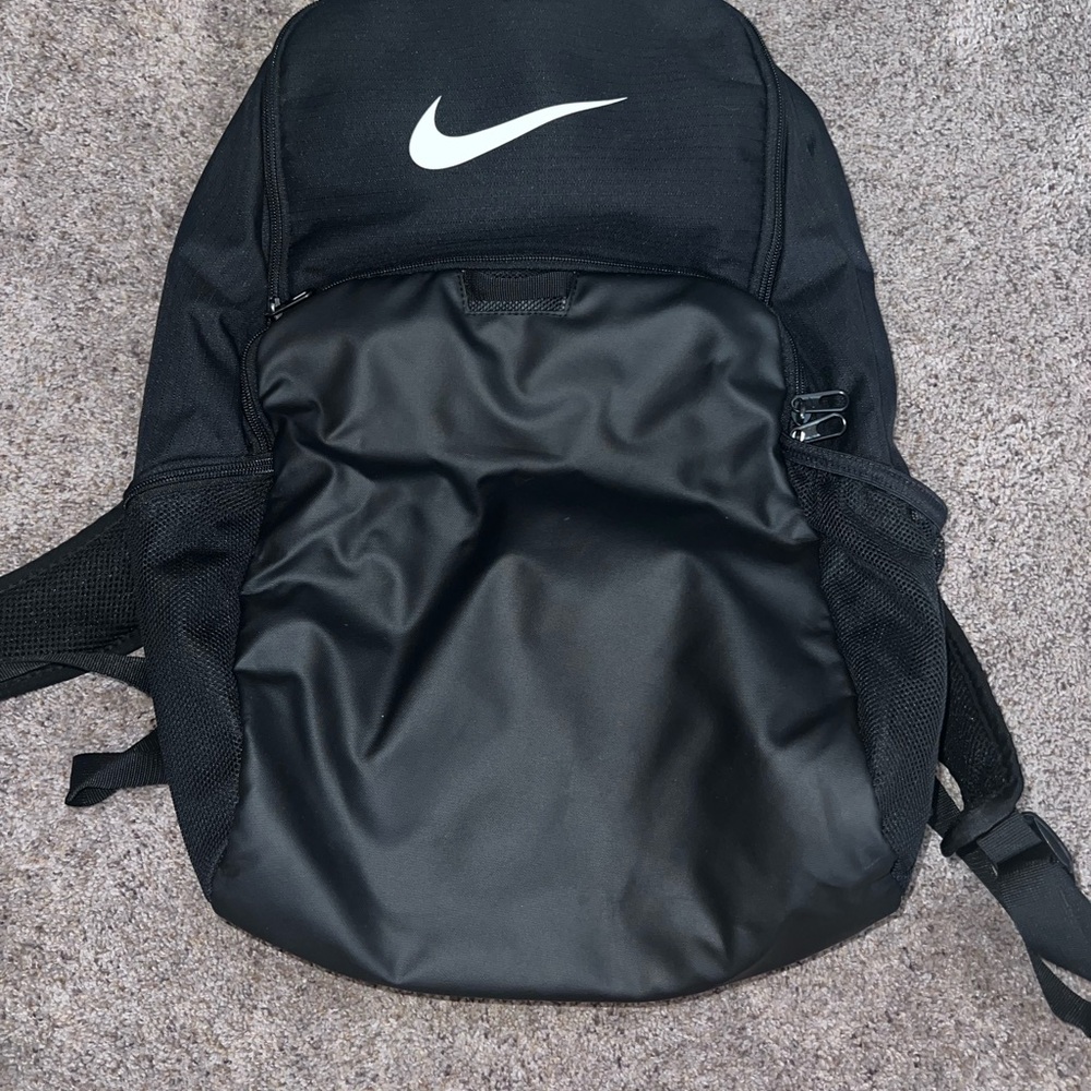 Nike Black and White Backpack